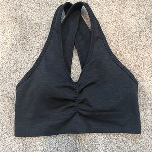 Alphalete Amplify Criss Cross Black Sportsbra